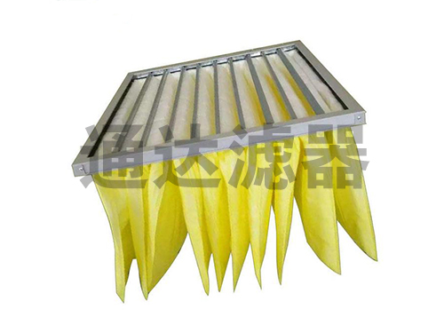 黃色袋式中效空氣過濾器